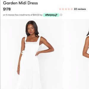 Show me your mumu garden midi dress